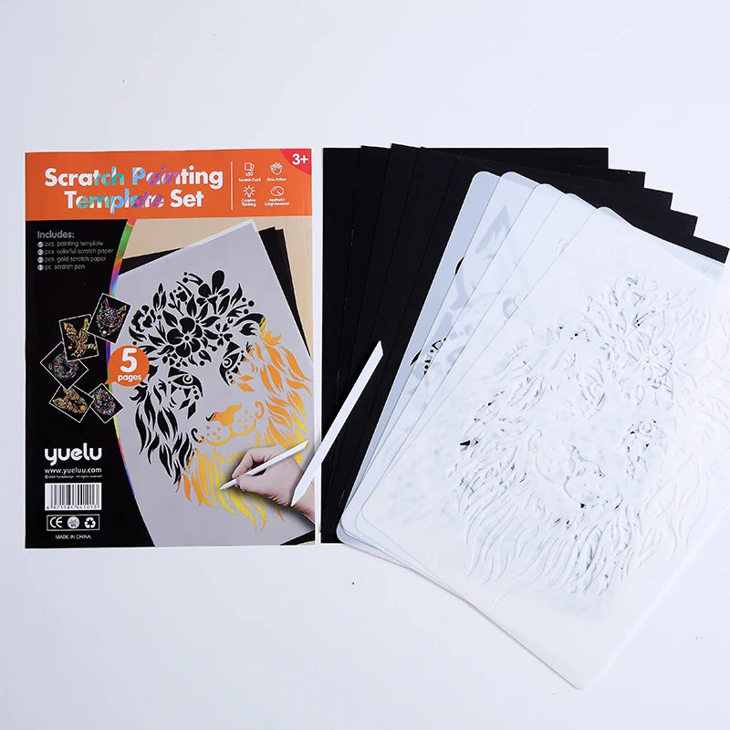 A4 Wholesale Scratch Painting Magic Scratch Art Paper