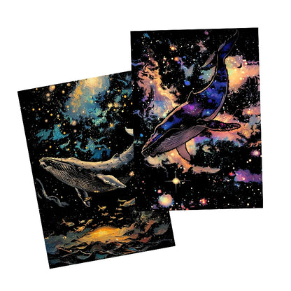 YUELU Luminous Scratch Painting 4pcs/set