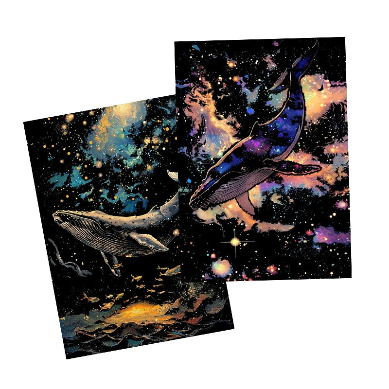 YUELU Luminous Scratch Painting 4pcs/set