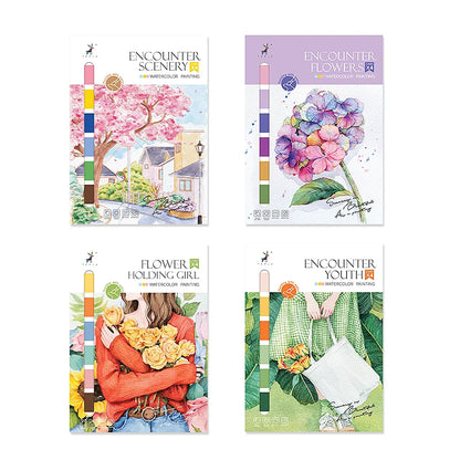 YUELU Watercolor Painting Adult Art Drawing
