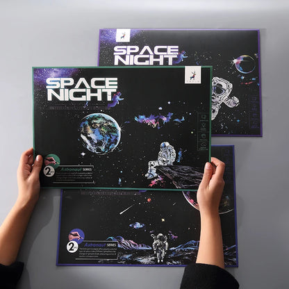 YUELU Astronaut Scratch Painting