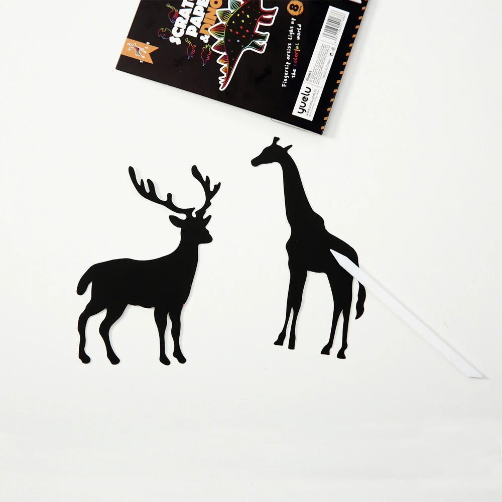 YUELU Children Painting Custom Scratch Art Paper