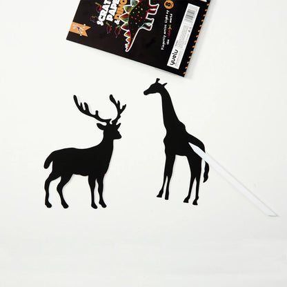YUELU Children Painting Custom Scratch Art Paper
