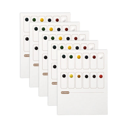 YUELU 12 Color Watercolor paint card Replace art set Painting Portable Pigment Card Travel Pocket Watercolor Pigment