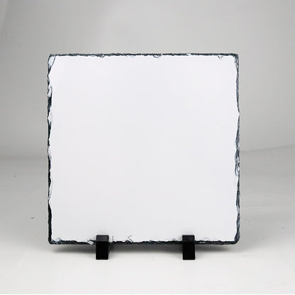 YUELU Heat transfer slate painting blank coated sublimation slate painting frame natural slate heat transfer slate painting