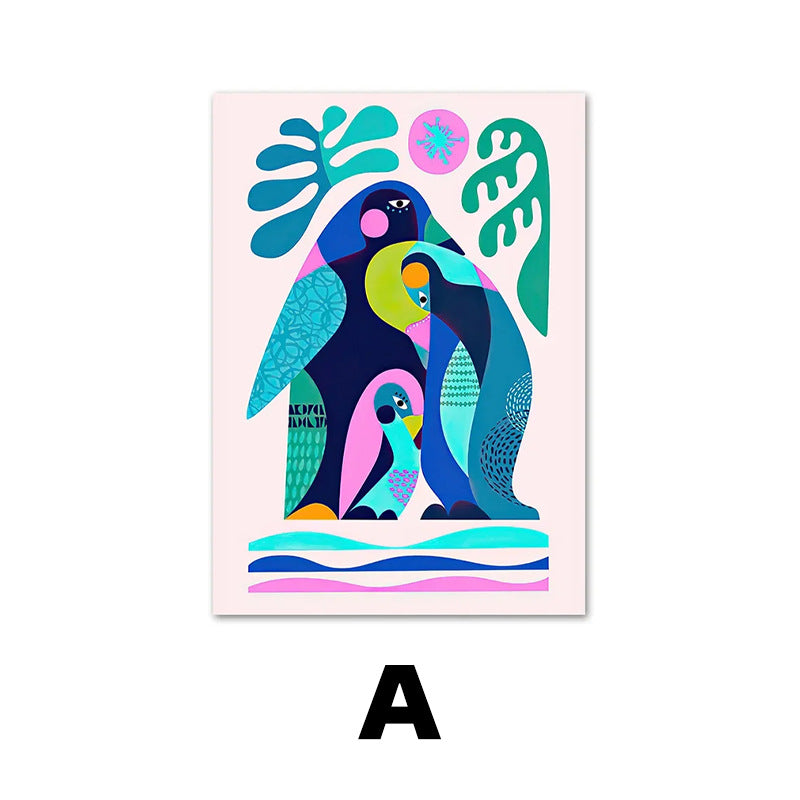 YUELU Murals living room decorative painting Nordic style entrance painting sofa background wall canvas painting restaurant high-end painting core