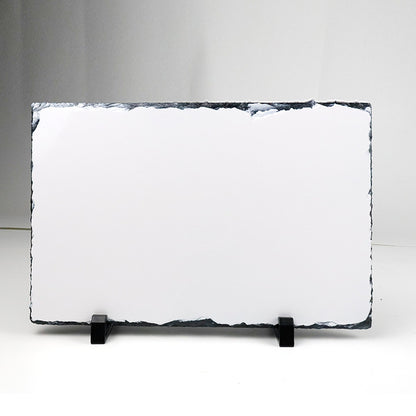 YUELU Heat transfer slate painting blank coated sublimation slate painting frame natural slate heat transfer slate painting