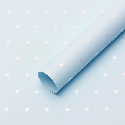 YUELU Small dot paper flower wrapping paper waterproof diy bouquet packaging gift flower shop fresh flower packaging material