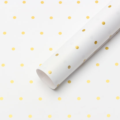 YUELU Small dot paper flower wrapping paper waterproof diy bouquet packaging gift flower shop fresh flower packaging material