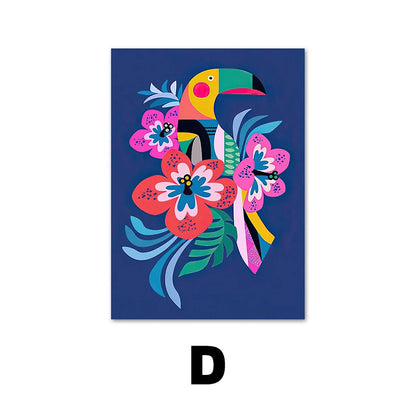 YUELU Murals living room decorative painting Nordic style entrance painting sofa background wall canvas painting restaurant high-end painting core