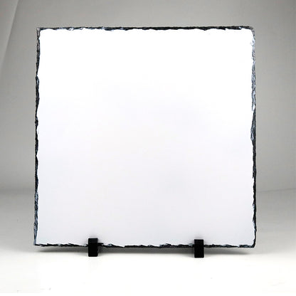 YUELU Heat transfer slate painting blank coated sublimation slate painting frame natural slate heat transfer slate painting