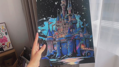 YUELU A3 Size Relief laser Scratch Drawing