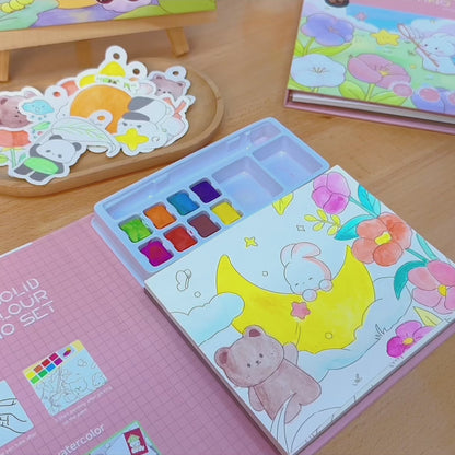 YUELU Wholesale Children Watercolor Painting Book