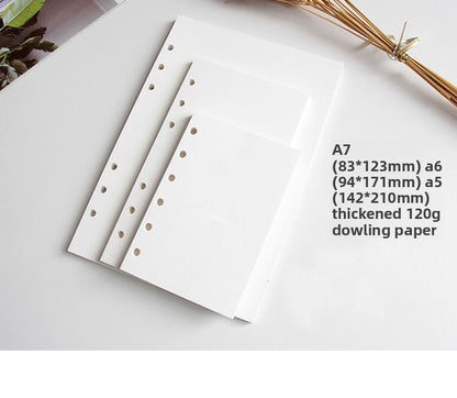 YUELU 120g Dolin paper blank loose-leaf refill A5/A6/A7/B5