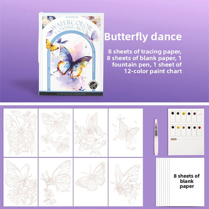 YUELU Trifold Watercolor Set Coloring books for adults
