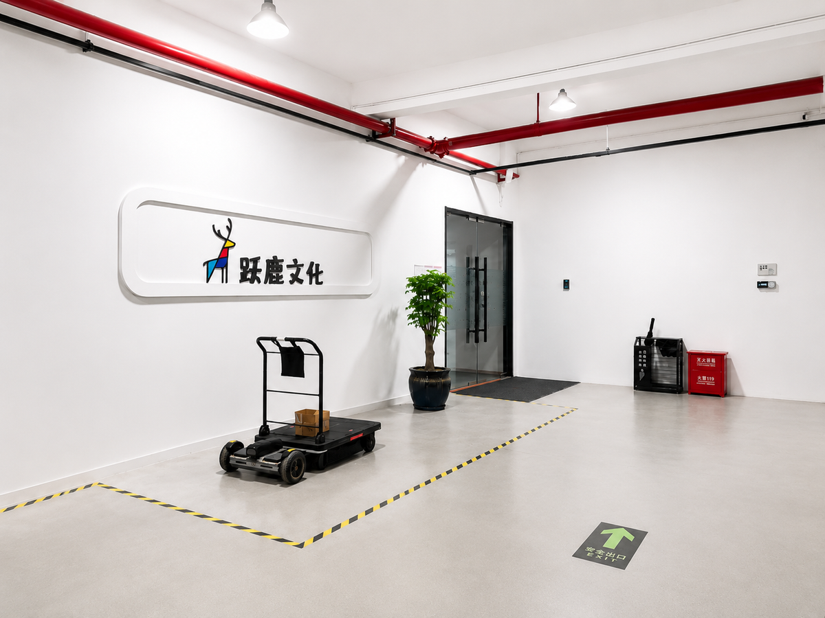 Building exterior with the Yuelu brand sign